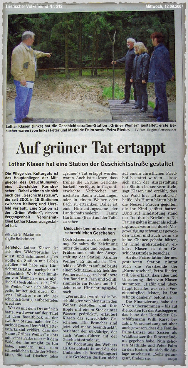 Zeitungsartikel