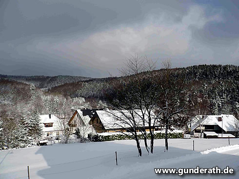 Schnee in Gunderath