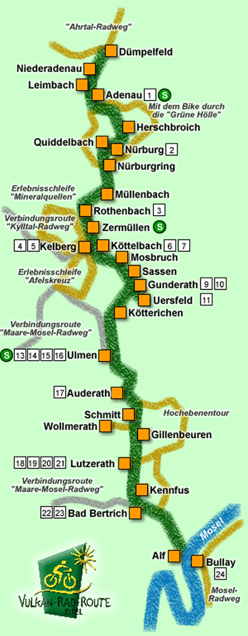 Vulkan-Rad-Route Eifel