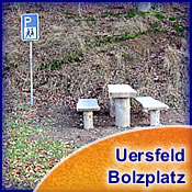 Sitzgruppe am Bolzplatz in Uersfeld