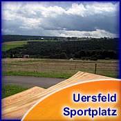 Sitzgruppe in Uersfeld am Sportplatz