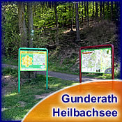 bersichtstafel am Heilbachsee