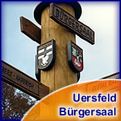 Wegweiser Brgersaal in Uersfeld
