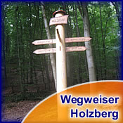 Wegweiser am Holzberg